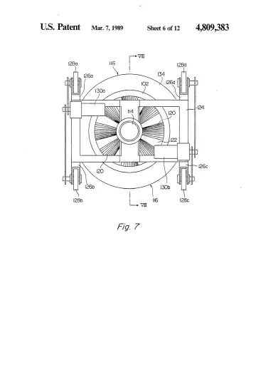 Sheet 6 from Device capable of adhering to a wall surface by suction and treating it